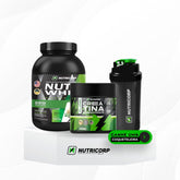 Combo- Whey Baunilha e Creatina Pure+ Coqueteleira de Brinde